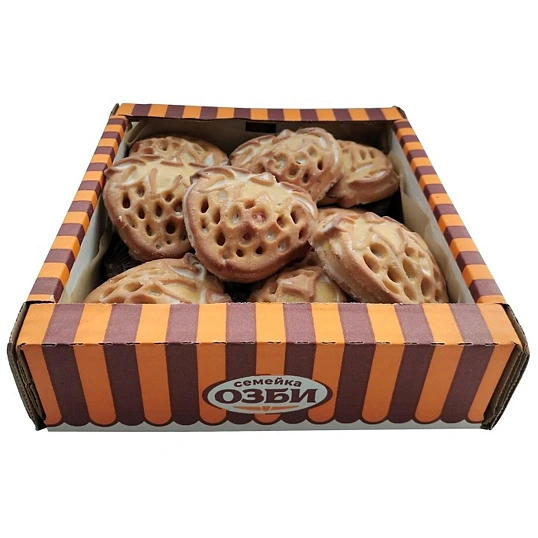 Печенье Семейка ОЗБИ с мармеладной начинкой персик-манго, 620г