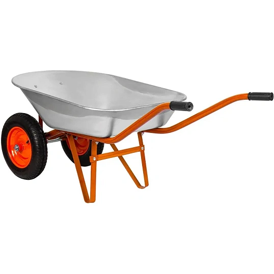 Тачка садово-строительная 2-х колесная СТРОЙМАШ, в коробке, 80л/190кг 17037