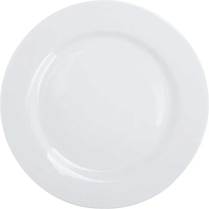 Тарелка Chan Wave Classic мелкая D 175мм фарфор, белый   , фк0176