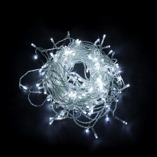 Гирлянда светодиодная Feron CL20 занавес 2x2м+3м, белый, 230V 5000К 32334