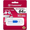 Флеш-память Transcend JetFlash 790, 64Gb, USB 3.1 G1, б/син, TS64GJF790W