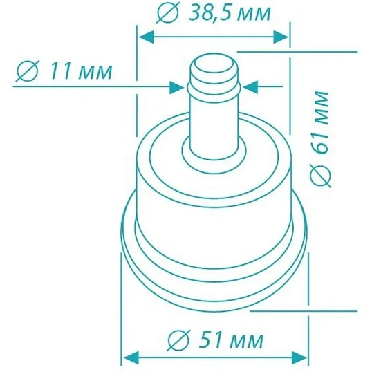 Набор заглушек для крестовины VB_Echair 5шт/уп FootSet35