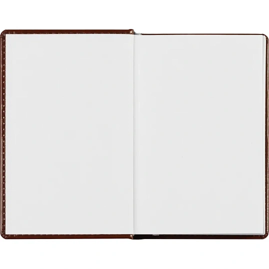 Ежедневник недатированный коричневый,А6,100x150, 320стр,Agenda