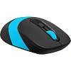 Набор клавиатура+мышь A4Tech Fstyler FG1010 кл:черн/син м:черн/син USB WLS