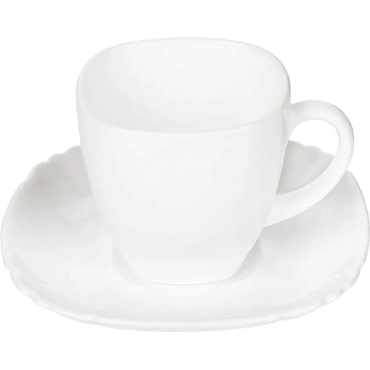 Набор чайный БЭЙСИК белый 12пр 220мл