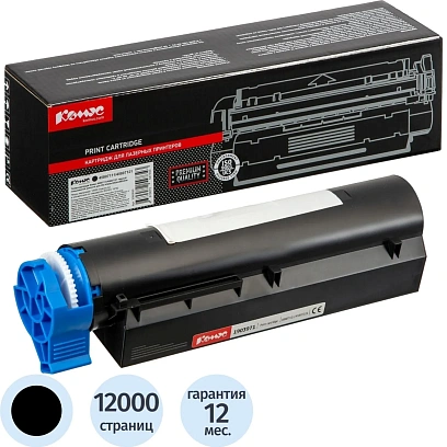 Тонер-картридж Комус 45807111/45807121 чер. для Oki 432dn/492dn/562dnw