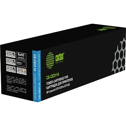 Картридж лазерный Cactus CS-CE311A CE311A гол. для HP CP1025/100, M275