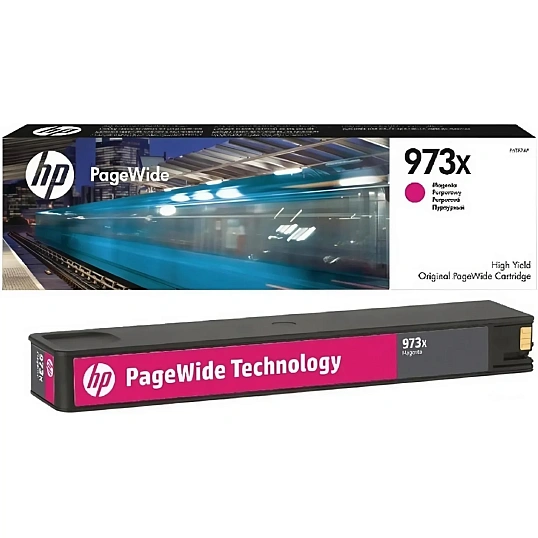 Картридж струйный HP 973X F6T82AE пурп. пов.емк. для PW Pro 452/477