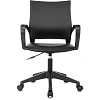 Кресло БР Комус Мебель Echair 396 LT, экокожа, черный, пластик