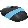 Мышь компьютерная A4Tech Fstyler (FG10 BLUE)черн/син/2000dpi/беспроводн/4кн