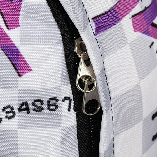 Рюкзак школьный Комус Класс Shape, Граффити, Серый, 1 отд