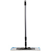 Швабра флаунд пласт 40х11 в сборе с насадк Soft микроф, телескоп.чер SV5102