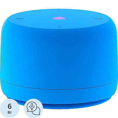 Умная колонка Яндекс Станция Лайт 2 с Алисой, синий (YNDX-00028BLU)