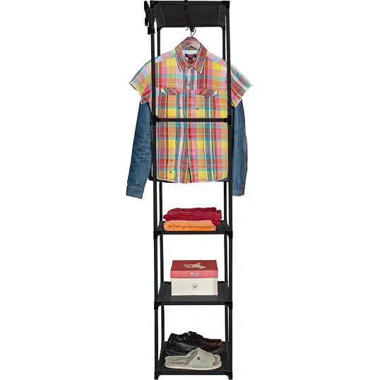 Вешалка LS_гардеробная напольная Helex Home W-03-1, черная