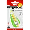 Корректирующая лента M&G, 5мм x 6м,  цвет в ассортименте, в блистере