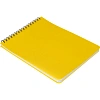 Блокнот А5,60л,кл,спир,пласт.обл,тонир.бл. Attache Bright colours Желтый