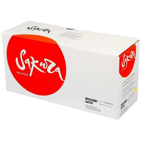 Картридж лазерный Sakura C252HEY жел. для Ricoh Aficio SPC252/SPC262