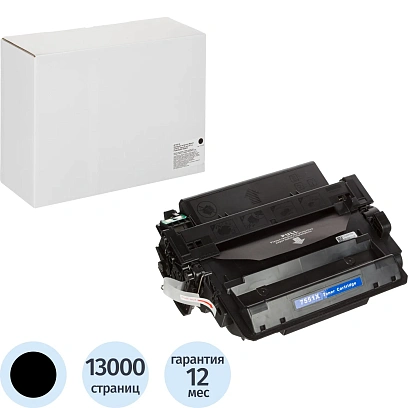 Картридж лазерный Retech Q7551X чер. для HP LJ P3005/M3027/M3035