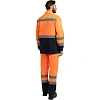 Костюм сигнальный летний муж (куртка,пк) лс07 оранж/т.син 128-132/170-176