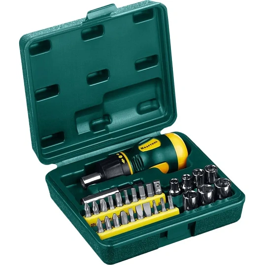 Отвертка Набор KRAFTOOL Kompakt-29, 29 предм (25556-H29)