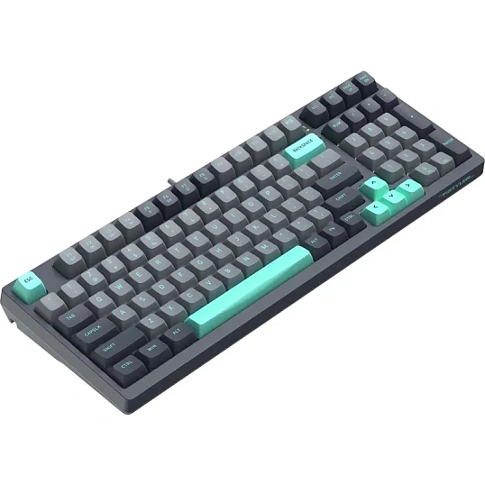 Клавиатура A4Tech Fstyler (FS300 PANDA ROCK)механич. чер/сер USB gamer LED