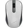 Мышь компьютерная Genius NX-8008S, беспроводная бесшумная, белый и серый