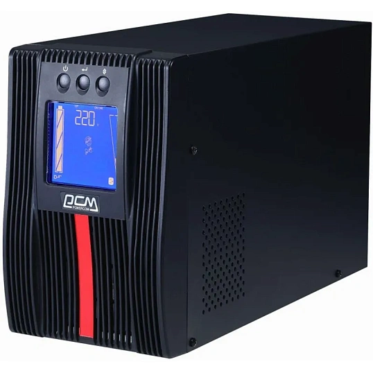 ИБП Powercom MACAN MAC-1000, On-Line, 1000VA/1000W, 4xIEC320-C13, USB, SNMP