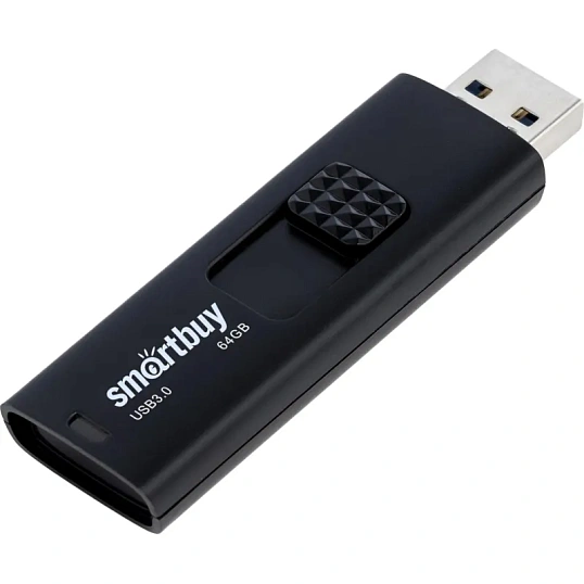 Флеш-память Smartbuy UFD 3.0/3.1 64GB Fashion Black (SB064GB3FSK)