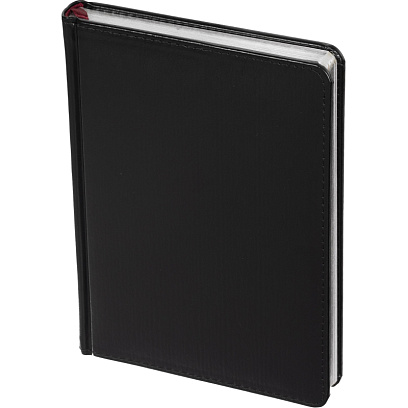 Ежедневник недатированный А5 Sidney NEBRASKA черн,серебр.срез,136л 3-128/16