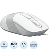 Мышь компьютерная A4Tech Fstyler FM10S белый/серый 1600dpi/USB/4but