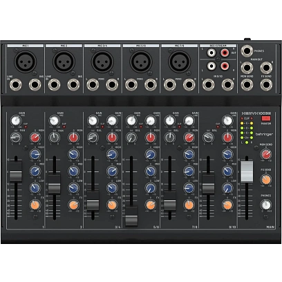 Микшерный пульт Behringer Xenyx 1003B, 10 каналов, 5 микрофонных преампов