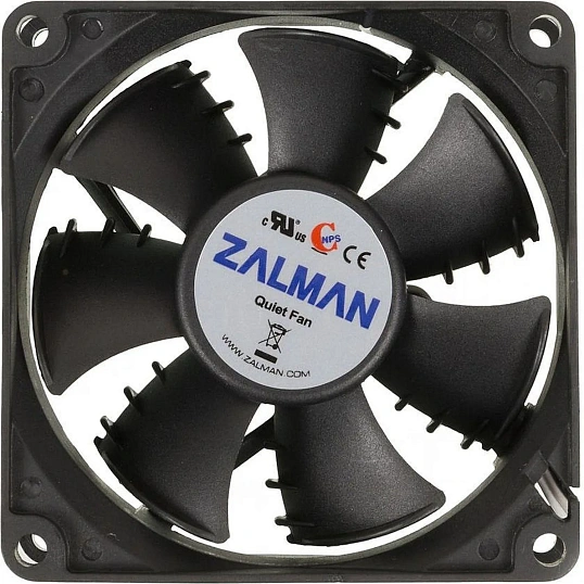 Вентилятор Zalman ZM-F1 PLUS(SF), 80х80х25 мм, 2000 об/мин