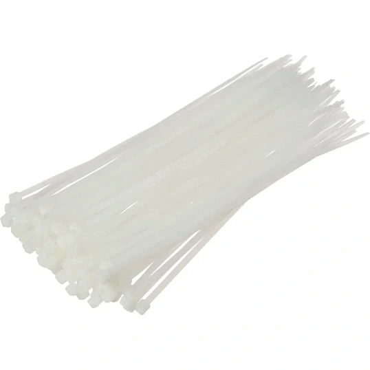 Хомут стяжка нейлоновая TOPFORT 4х200 (3,6х200 мм) белый 100 шт/уп