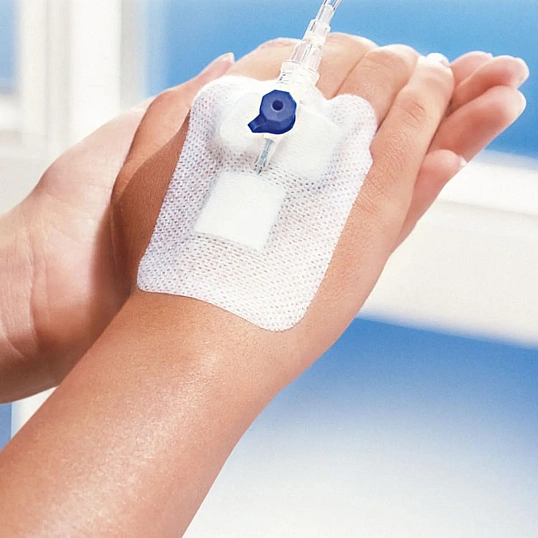 Повязка д/фикс.катетера 8х6см  50шт/уп COSMOPOR I.V. 9008055