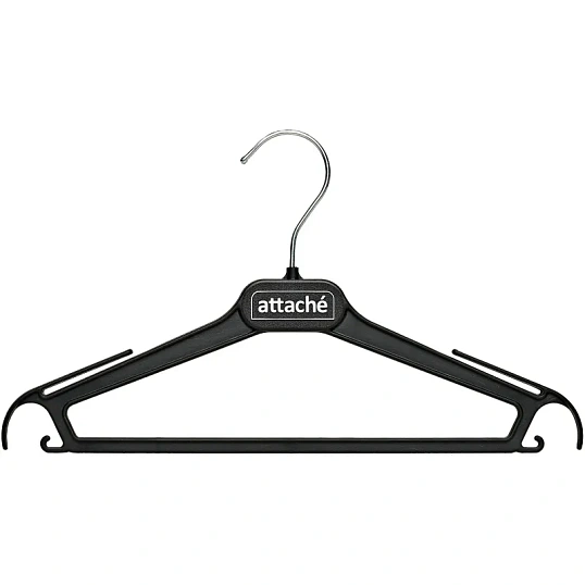 Вешалка-плечики VP_ для легк.одежды Attache,СД01, пласт, чер, р.42-44