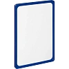 Рамка пластиковая А4 Комус, синий с карманом-проектором  10шт/уп