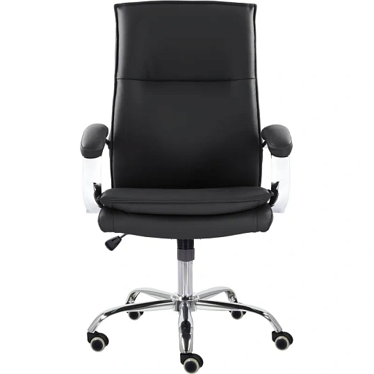 Кресло UP_EChair СН-701 Куба В хром ХДП Ср S-0401 (черный)