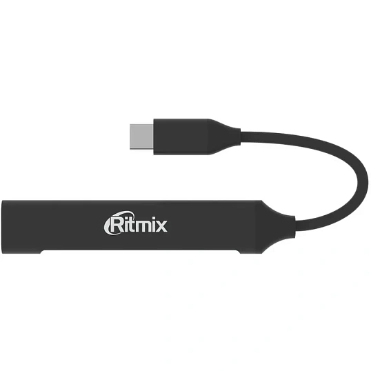 Разветвитель USB Ritmix CR-4401 Metal 1xUSB 3.0 + 3xUSB 2.0 (80001491)