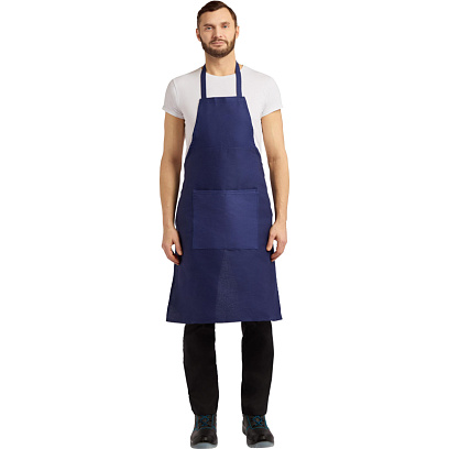 Фартук диагональ темно-синий