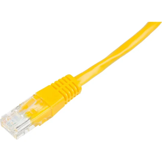 Патч-корд BigTech OPCC023 UTP CCA кат.5e/5м/литой/многожильный (желтый)