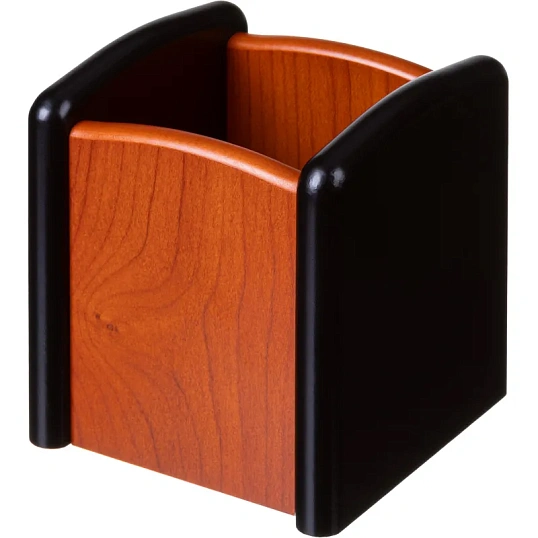 Набор настольный RS6M-3A на 6 предметов из МДФ, цвет: палисандровый/черный