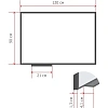 Доска магнитно-маркерная 90х120 Attache лак, рама аллюмин