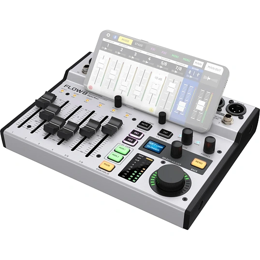Микшерный пульт Behringer FLOW 8, цифровой, 8 кан, USB, Bluetooth