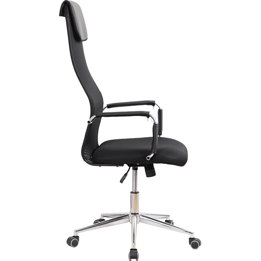 Кресло BN_SH_EChair-565 TW сетка/ткань черный, хром
