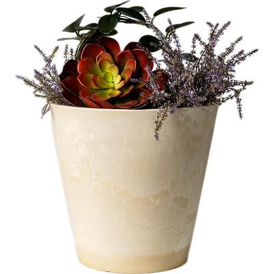 Горшок для растений Классический, 18л, ПЕСОЧНЫЙ (БЕЖЕВЫЙ), H-11T35