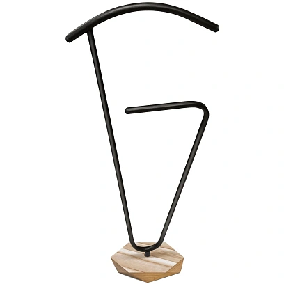 Вешалка KD_0MX_костюмная Берг-10 фанера/металл, черный