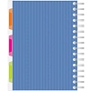 Тетрадь 140л,кл,А5,SPIRAL BOOK Синий,евроспир,обл.пласт,раздел.84113