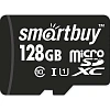 Карта памяти SmartBuy microSDXC 128Gb UHS-I Cl10 +ад, SB128GBSDCL10-01