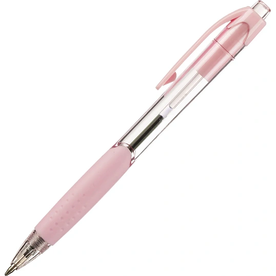 Ручка шариковая автомат. Deli Every,EQ41-BL,син,пул нак.0,7мм,4 цв.корп,асс