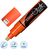 Маркер меловой UNI PWE-8K, флуоресцентно-оранжевый, до 8.0 мм.